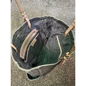 Michael Kors Bag Pebbled Silver Leather Tote